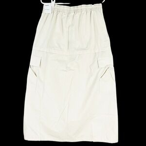 NIKE Sportwear Women's Beige Woven Cargo Maxi/Mini Convetible Skirt Sz Small NWT